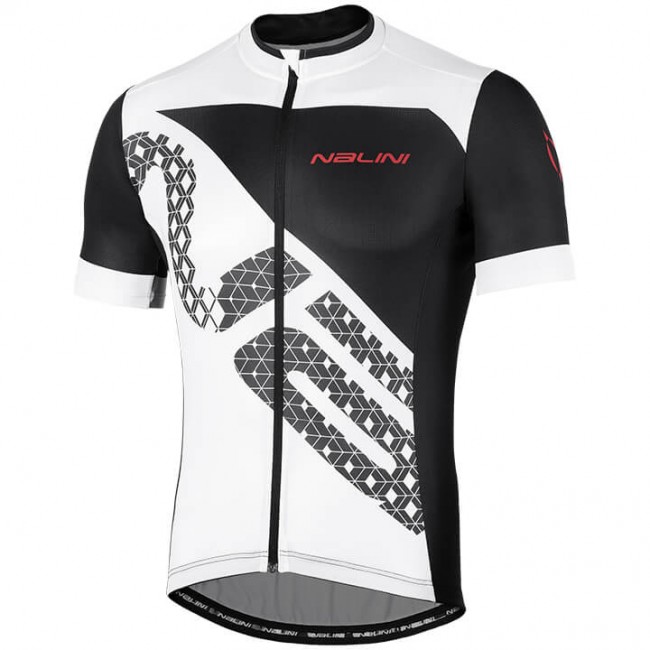 NALINI Vittoria 20 Fietsshirt Korte Mouw Zwart Wit 1BFMH 1BFMH