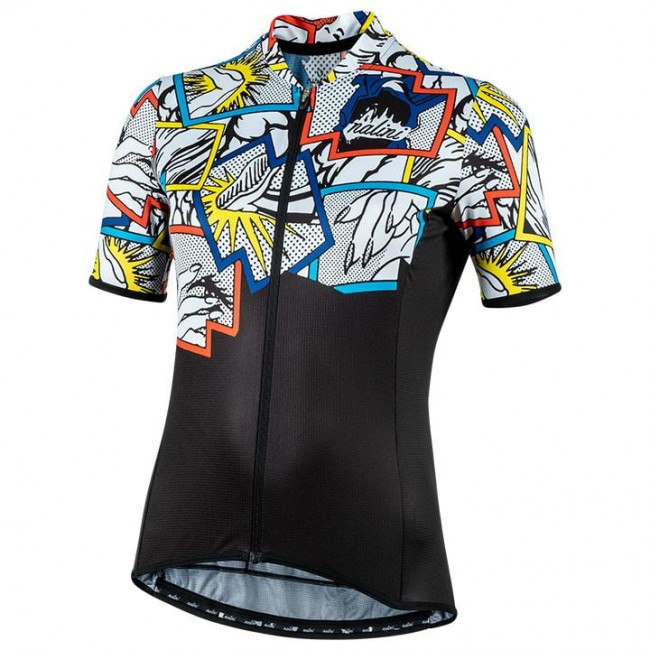 Dames NALINI Turin 2006 Fietsshirt Korte Mouw Zwart multicoloured AW1G8 AW1G8