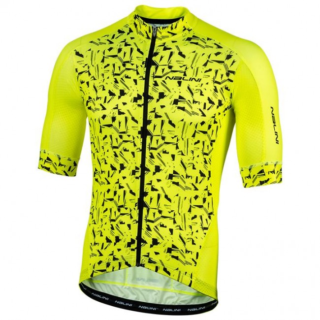 NALINI Sydney 2000 Fietsshirt Korte Mouw Zwart Geel BP048 BP048