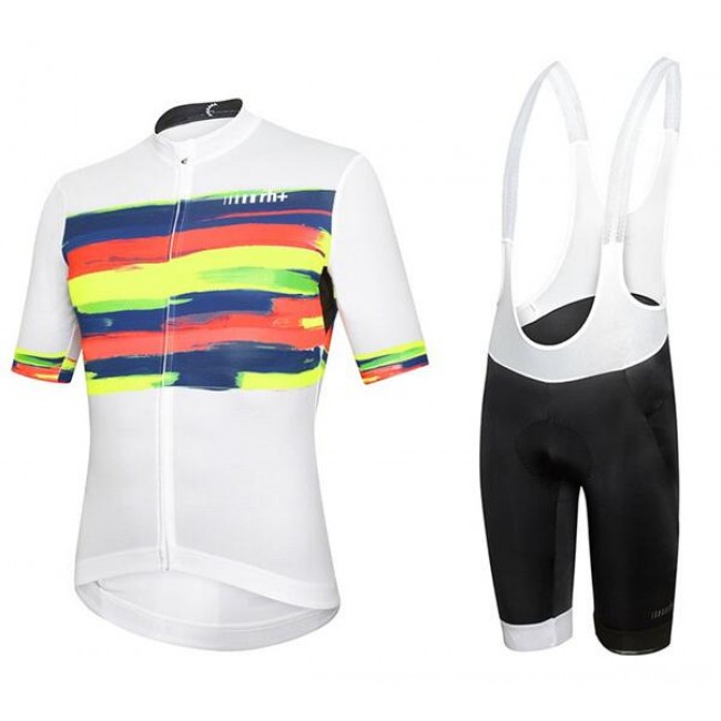 2020 RH+Mondiale Fashion Lab Fietskleding Wielershirt Korte Mouw+Korte Fietsbroeken Bib Wit 5NJCI 5NJCI