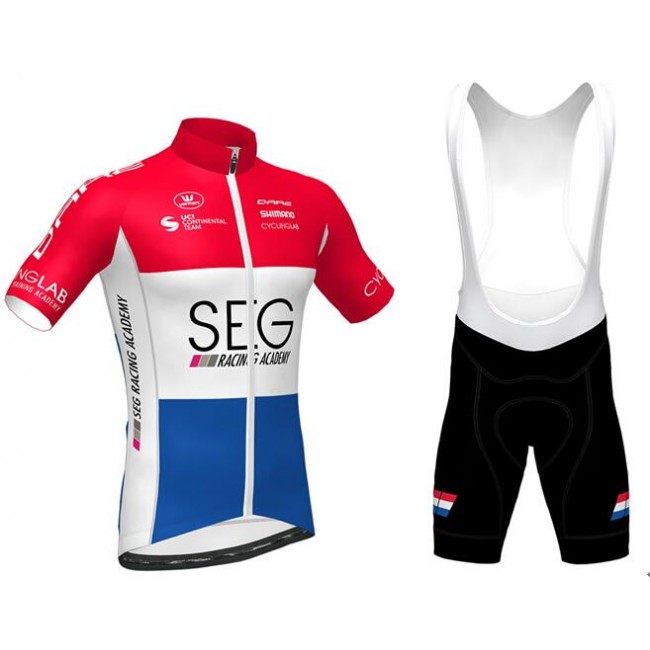 2020 SEG RACING ACADEMY Dutch Champion Fietskleding Wielershirt Korte Mouw+Korte Fietsbroeken Bib 716I3 716I3