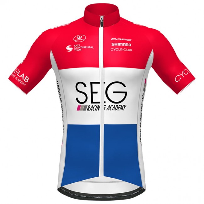 2020 SEG RACING ACADEMY Dutch Champion Fietsshirt Korte Mouw YFPQG YFPQG