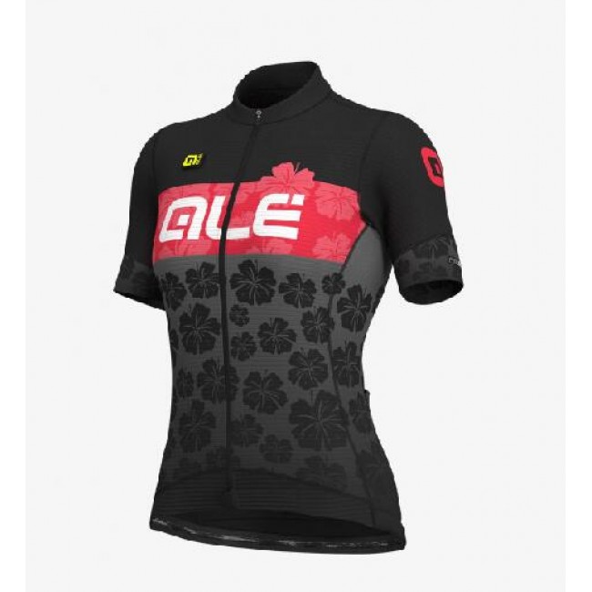 2020 Ale Ibisco Dames Fietsshirt Korte Mouw zwart 2020121