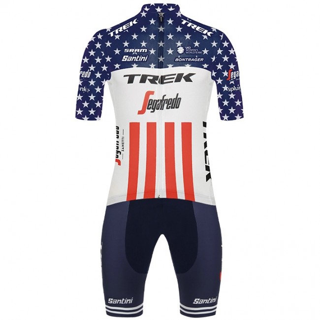 2020 TREK-SEGAFREDO Amerikanischer Meister Wielerkleding Wielershirt Korte+Korte Fietsbroeken 2020082