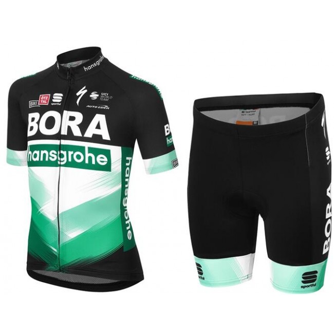 BORA-hansgrohe Kinder 2020 Fietsshirt Korte Mouw+Korte fietsbroeken Bib 2020100