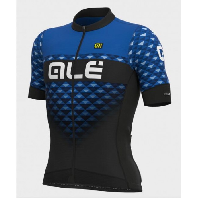 Ale PR-S Hexa Fietsshirt Korte Mouw zwart-Blauer L13362719-02 2020154