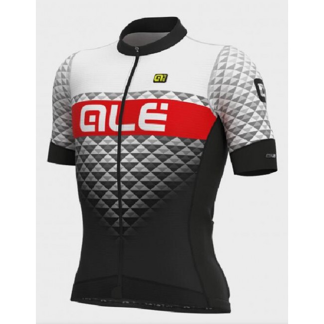 Ale PR-S Hexa Fietsshirt Korte Mouw zwart wit L13346719-02 2020153