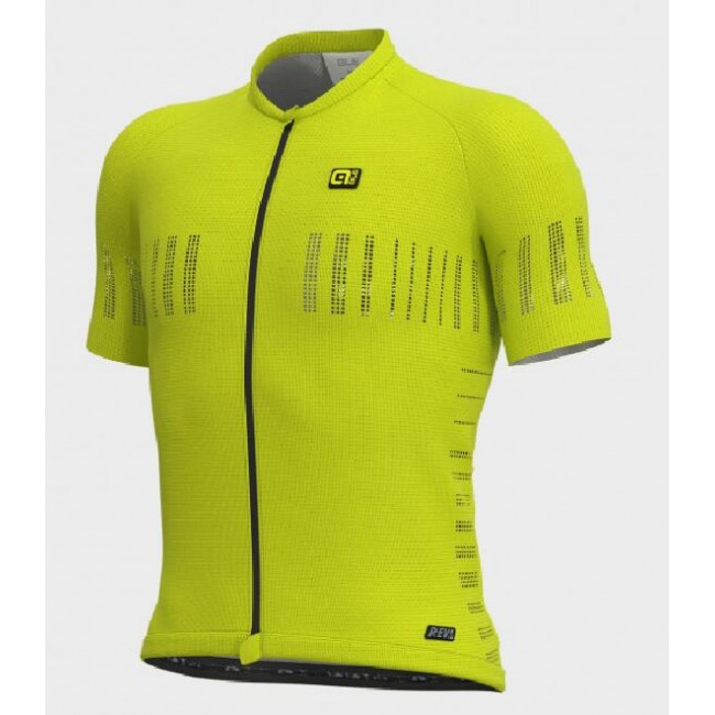 Ale R-ev1 Cooling Fietsshirt Korte Mouw geel-fluo L13246019-02 2020135