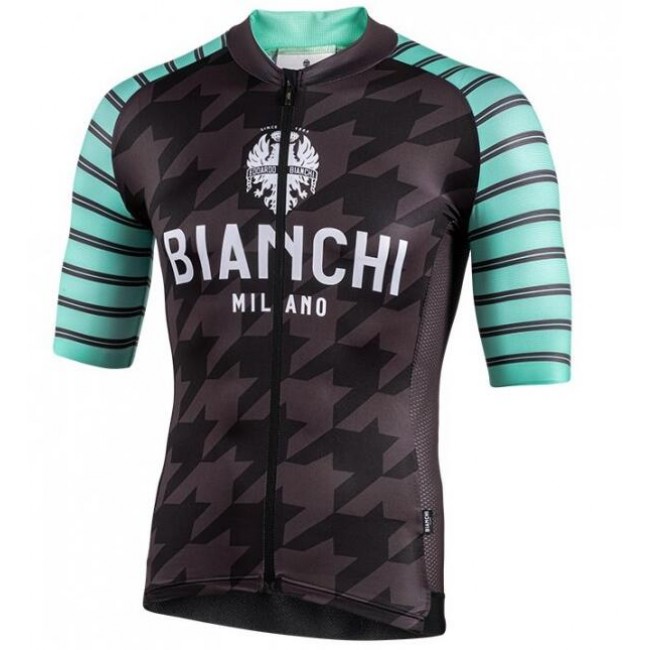 BIANCHI MILANO Flumini 2020 Fietsshirt Korte Mouw zwart-Grün 2020236