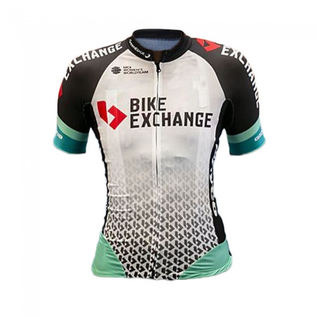 2021 BIKEEXCHANGE Team Fietskleding Fietsshirt Korte Mouw dames 679