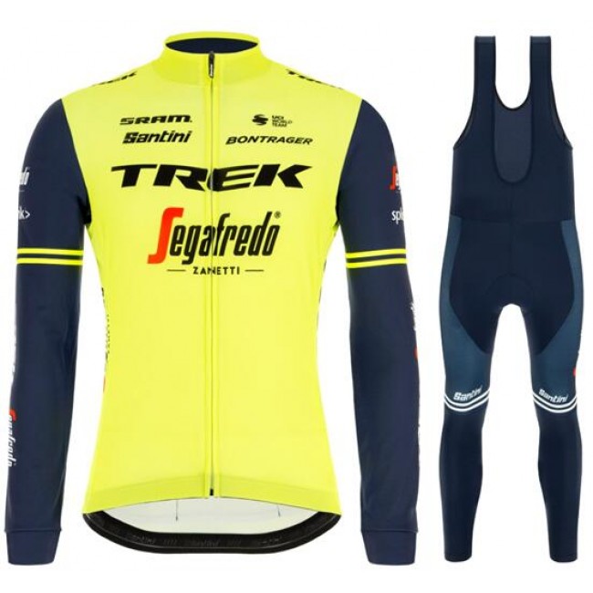 TREK-SEGAFREDO 2020 training edition Fietskleding Fietsshirt lange mouw+Lange fietsbroeken Bib 2020064