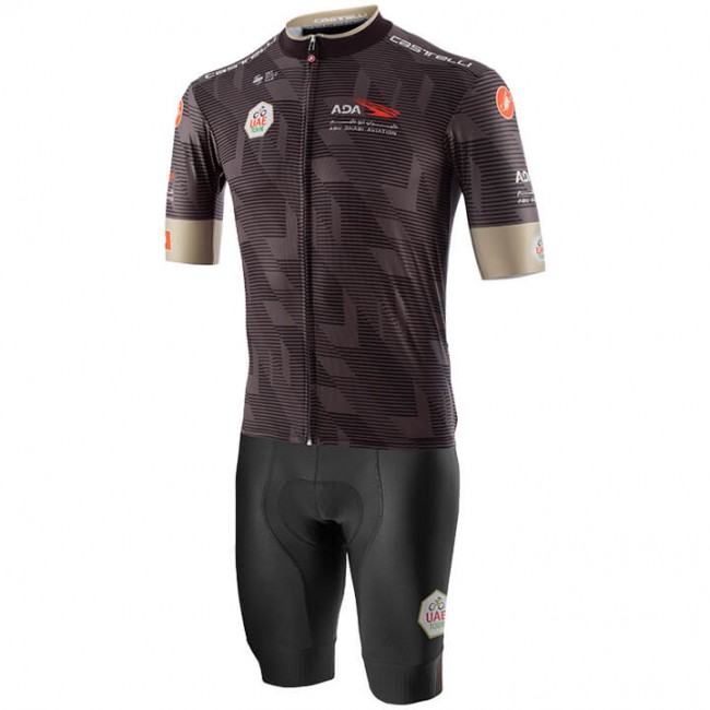 UAE Tour 2020 Fietskleding Fietsshirt+Korte Fietsbroeken zwart 2020109