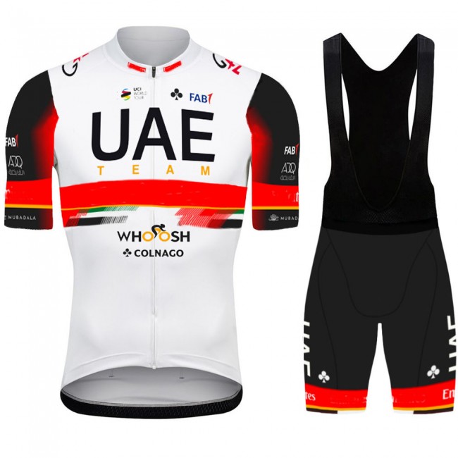 2021 UAE Emirates Pro Team Fietskleding Fietsshirt Korte Mouw+Korte Fietsbroeken Bib 954