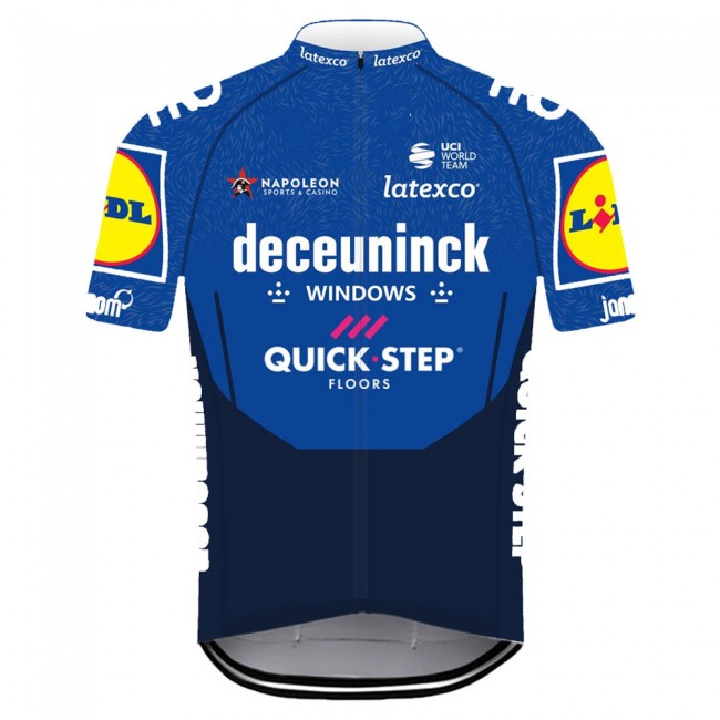 2021 Deceuninck quick step Pro Team Fietskleding Fietsshirt Korte Mouw 907