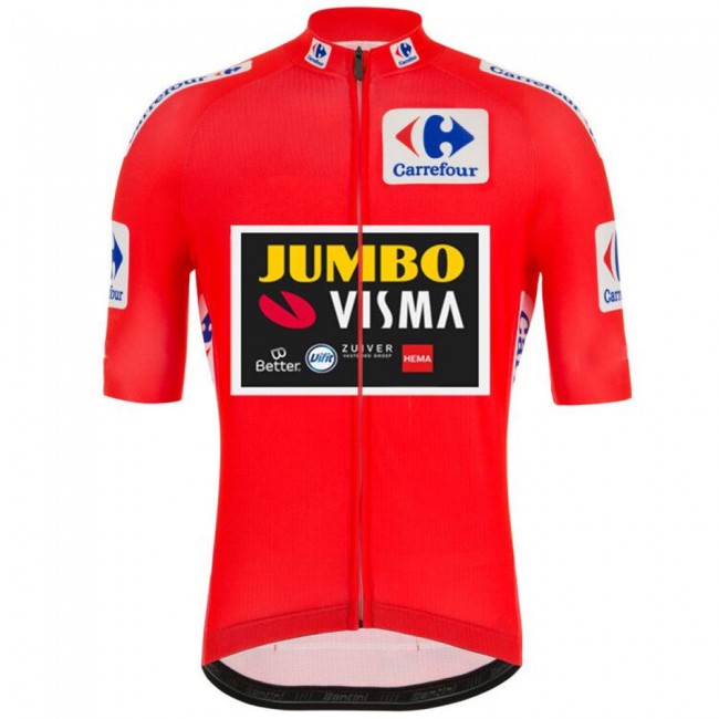 2021 Jumvo Visma Spanish Pro Team Fietskleding Fietsshirt Korte Mouw 863
