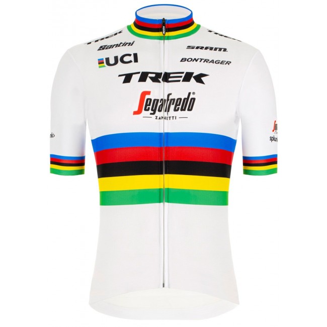 TREK-SEGAFREDO 2020 Strassenrad Weltmeister Fietsshirt Korte Mouw langer Reißverschluss 2020055