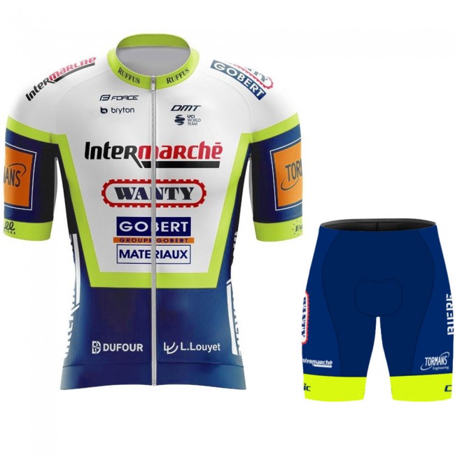 2021 Wanty Pro Team Fietskleding Fietsshirt Korte Mouw+Korte Fietsbroeken 948