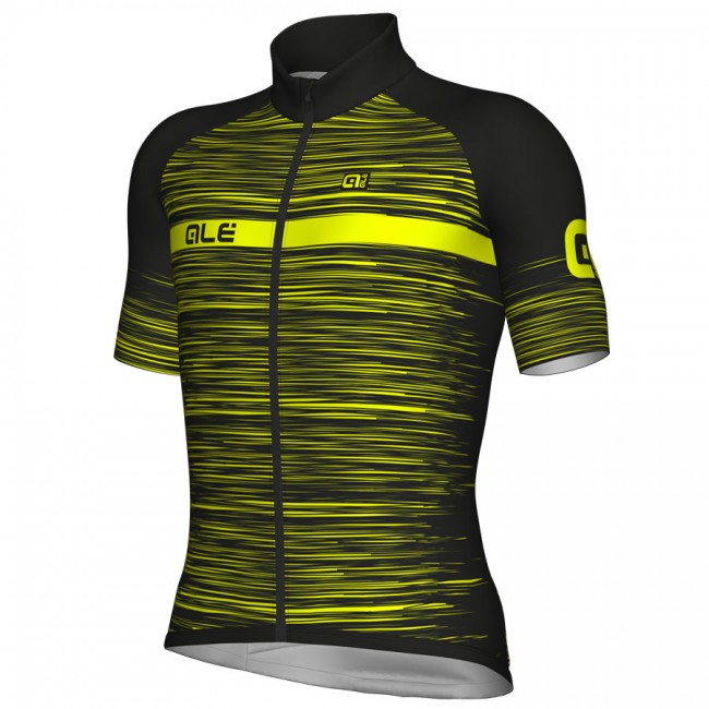 2018 Ale Klimatik K-Atmo The End jaune Fietskledij Fietsshirt Korte mouw ale 05