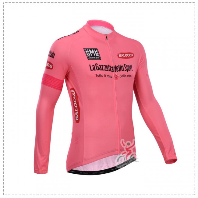 Giro d-Italia 2014 Fietsshirt lange mouw Rose 1430