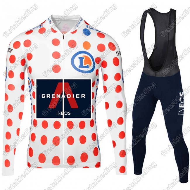 Team INEOS Grenadier Tour De France 2021 Mannen Wielerkleding Set Fietsshirts Lange Mouw+Lange Fietsrbroek Bib 2021150