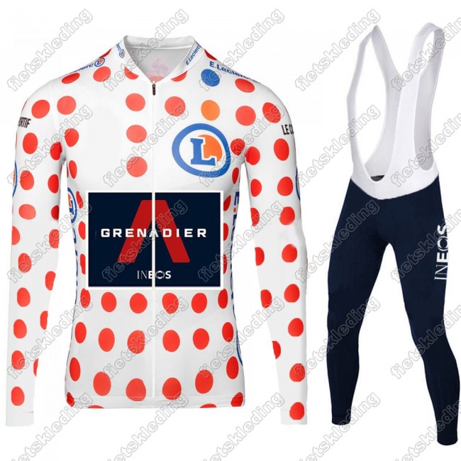 Team INEOS Grenadier Tour De France 2021 Mannen Wielerkleding Set Fietsshirts Lange Mouw+Lange Fietsrbroek Bib 2021151