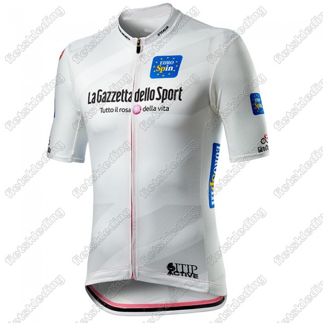 Giro D-italia 2021 Mannen Fietsshirt Korte Mouw wit 2021411