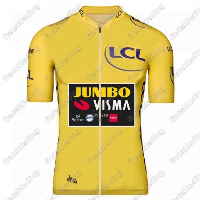 Jumbo Visma 2021 Tour De France Wielershirt Korte Mouw 2021287