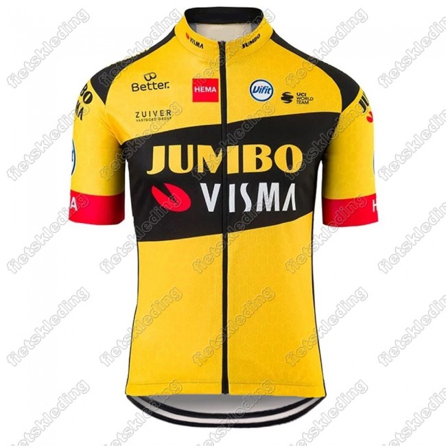 Jumbo Visma 2021 Pro Team Wielershirt Korte Mouw 2021192