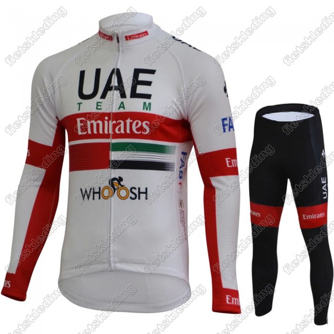 UAE EMIRATES Pro Team 2021 Fietsshirt Lange Mouw+Pants 2021443