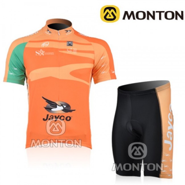 JAYCO Pro Team Fietsshirt Korte mouw Korte fietsbroeken met zeem Kits roze 262