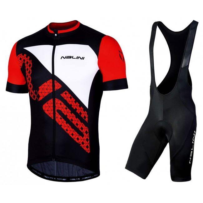 2019 Nalini Volata 20 BWR Fietskleding Set Fietsshirt Korte Mouw+Korte fietsbroeken OJPG971