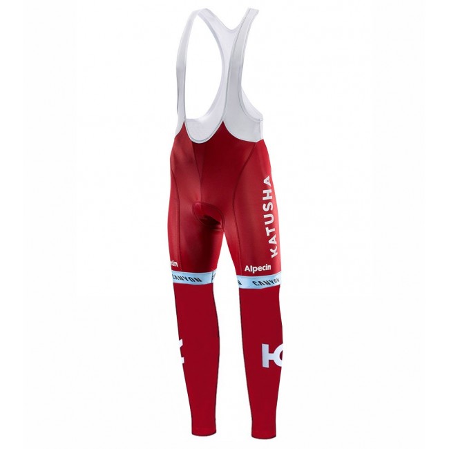 2017 Katusha Alpecin rood Lange fietsbroeken Bib 2482