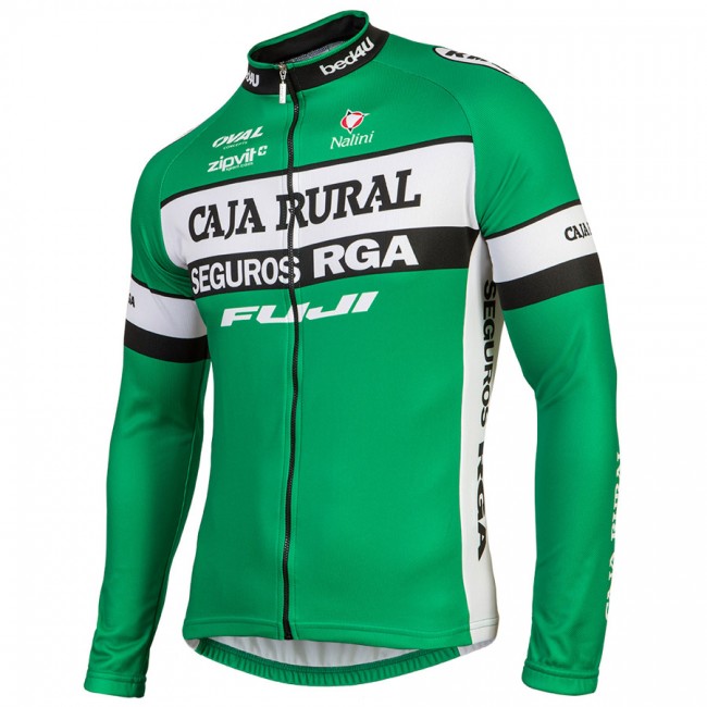 Profteams 2017 Caja Rural Fietsshirt Lange Mouwen 814CKNAL 2017082204