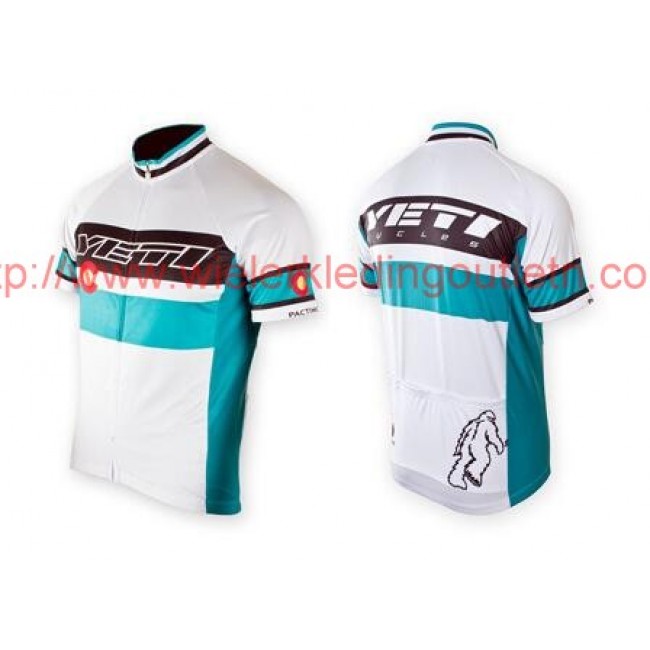 2016 Yeti racen xc Fietsshirt Korte Mouw wit 201717208