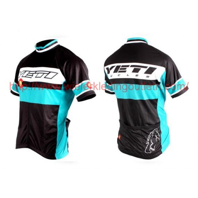 2016 Yeti racen xc Fietsshirt Korte Mouw Zwart 201717209