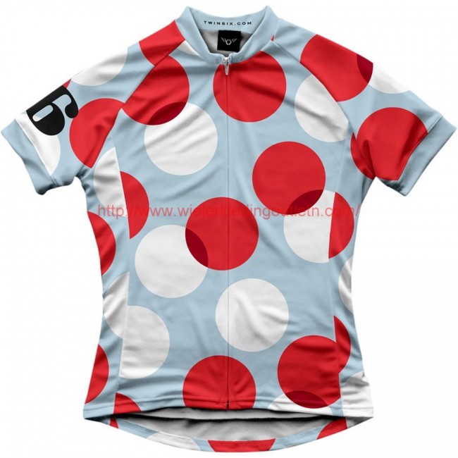 2016 Twin Six Polka Dames Fietsshirt Korte Mouw 201717194