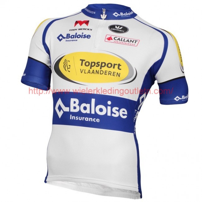 2016 TopSport Vlaanderen-Balois Fietsshirt Korte Mouw 201717179