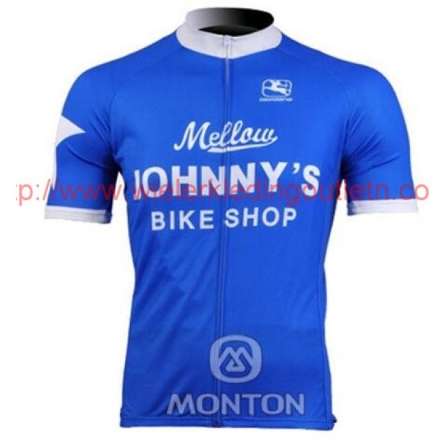 Mellow Johnny-s Blauw Fietsshirt Korte Mouw 201717125