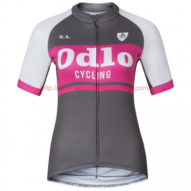 2016 Odlo Ride Dames Zwart Fietsshirt Korte Mouw 201717148