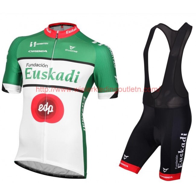 2016 EUSKADI Fietskleding Fietsshirt Korte+Korte Fietsbroeken Bib 201717098