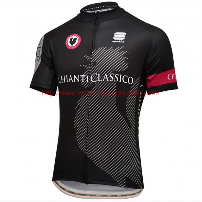 Chianti Fietsshirt Korte Mouw Zwart 201717070