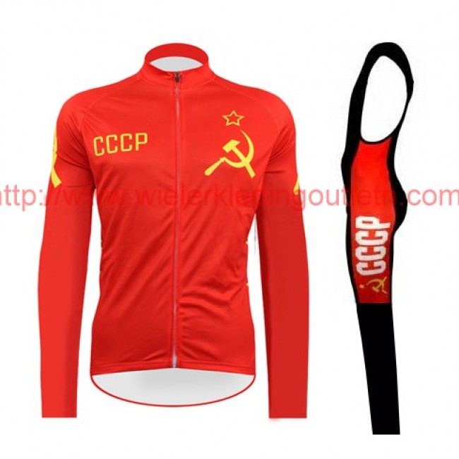 2016 CCCP Fietsshirt lange mouw+Lange fietsbroeken Bib 01 201717057