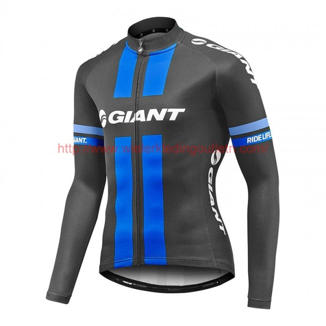 2017 Giant blauw Fietsshirt lange mouw 201717451