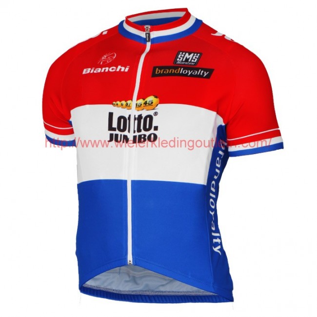 2017 LOTTO JUMBO Netherlands Fietsshirt Korte Mouw Goedkoop 201717507