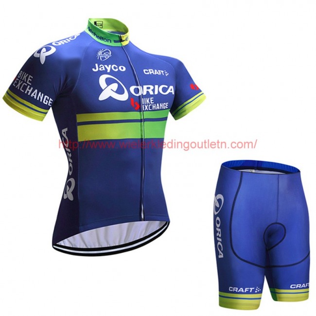 2017 Orica Fietskleding Fietsshirt Korte+Korte fietsbroeken 201717552