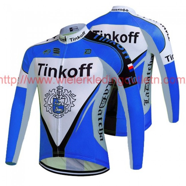 2017 Tinkoff blauw Fietsshirt lange mouw 201717651