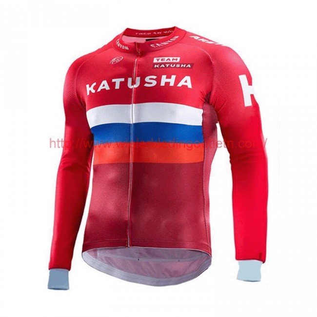 Katusha 2017 Fietsshirt lange mouw 201717504