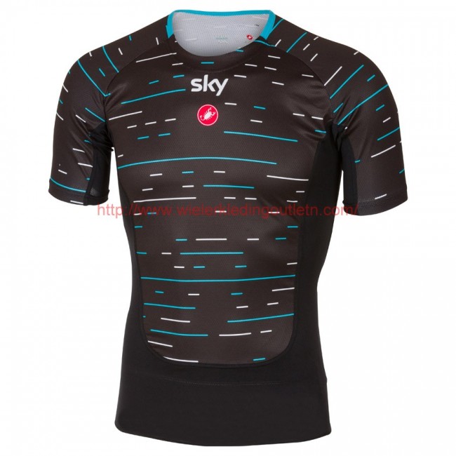 Sky Pro 2017 Prosecco Fietsshirt Korte Mouw zwart 201717643