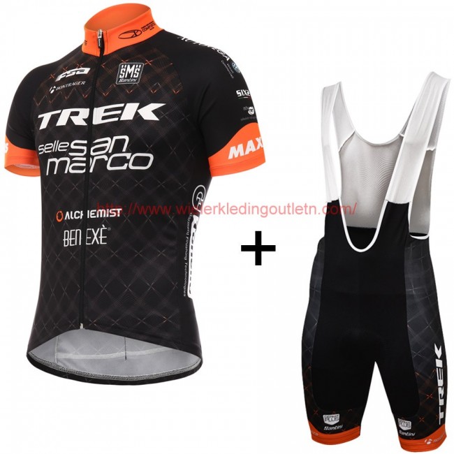 Trek Selle San Marco 2017 zwart Fietskleding Fietsshirt Korte+Korte Fietsbroeken Bib 201717692