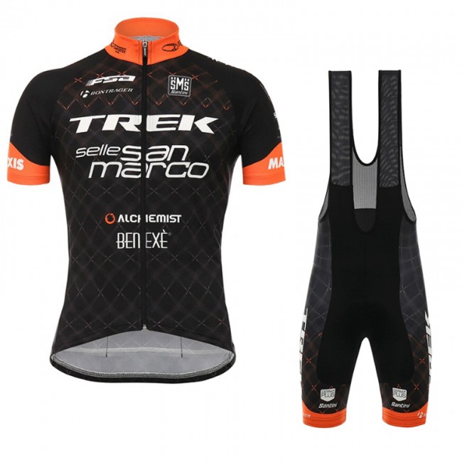 Trek Selle San Marco 2017 Wielerkleding Wielershirt Korte Mouw+Korte Fietsbroeken Bib 17041847